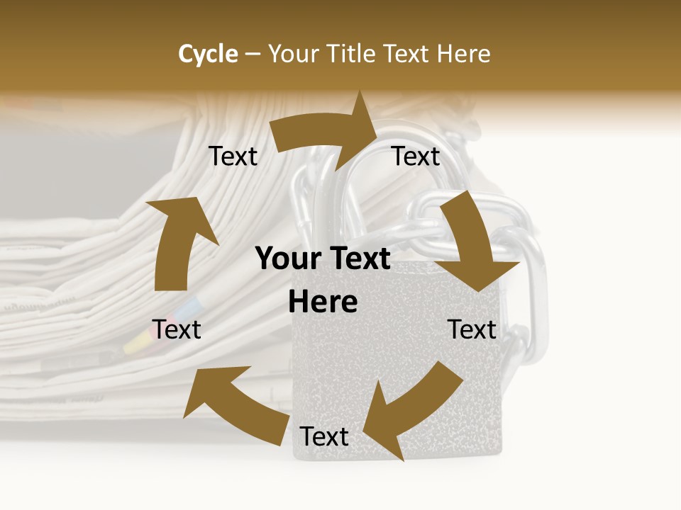 Press Censorship Newsman PowerPoint Template