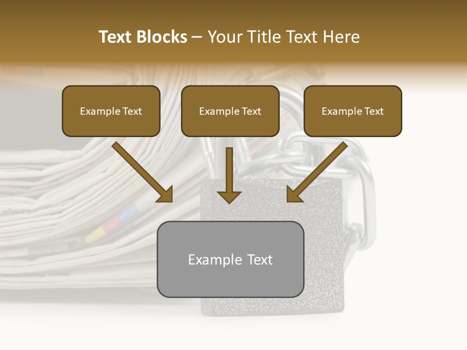Press Censorship Newsman PowerPoint Template