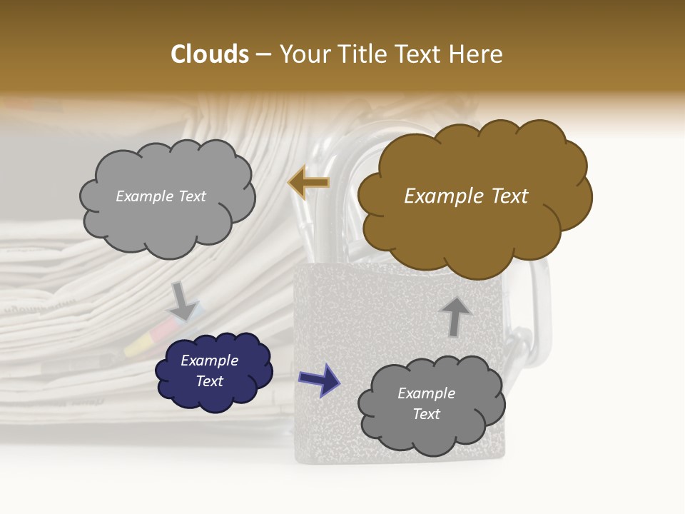 Press Censorship Newsman PowerPoint Template