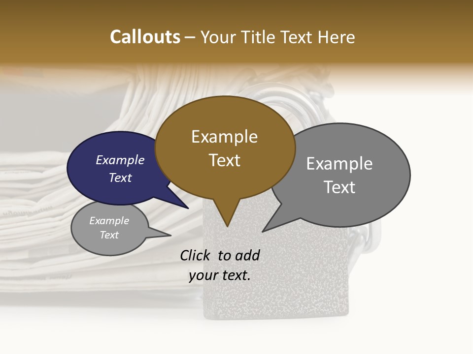 Press Censorship Newsman PowerPoint Template