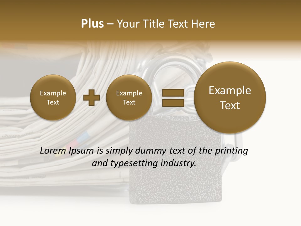 Press Censorship Newsman PowerPoint Template
