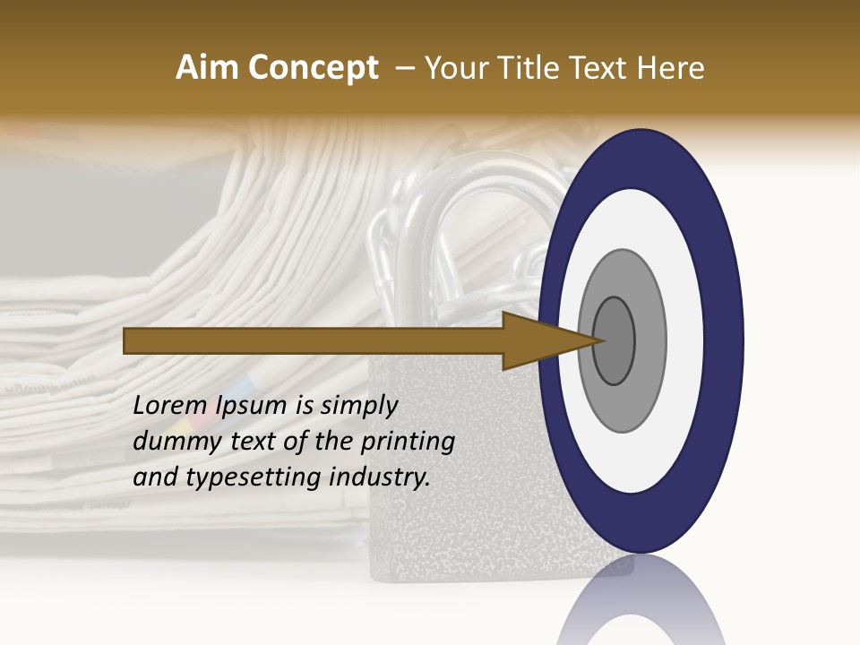 Press Censorship Newsman PowerPoint Template