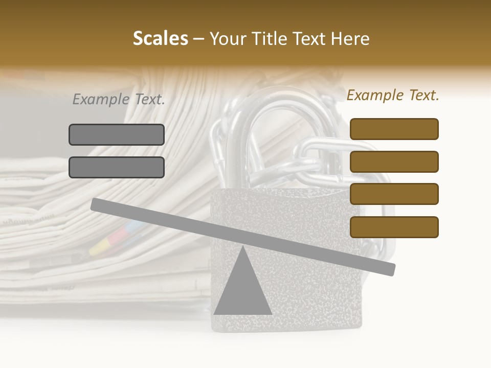 Press Censorship Newsman PowerPoint Template