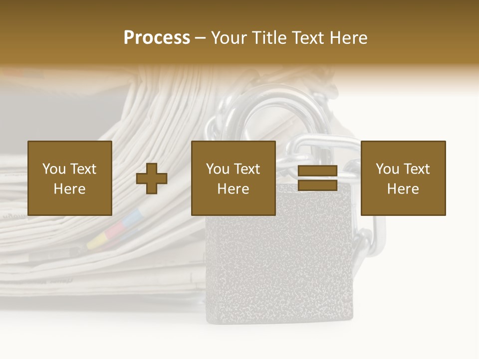 Press Censorship Newsman PowerPoint Template