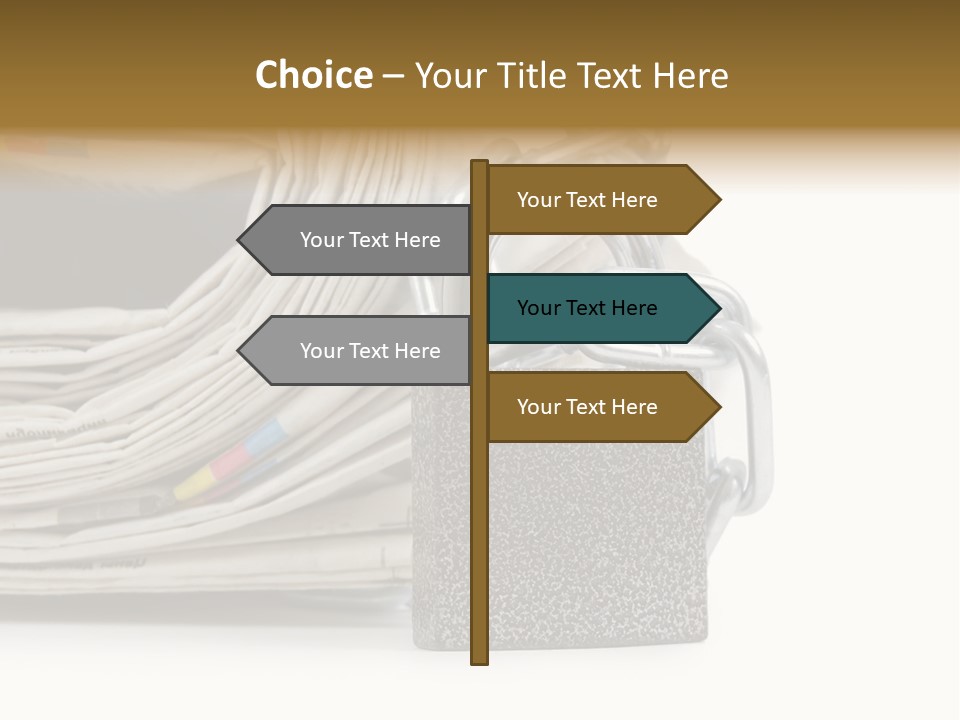 Press Censorship Newsman PowerPoint Template