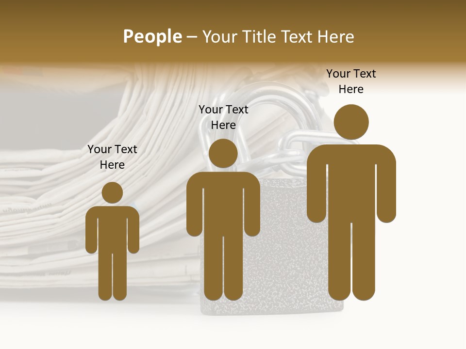 Press Censorship Newsman PowerPoint Template