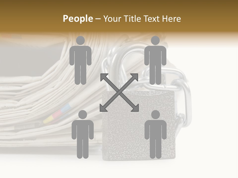 Press Censorship Newsman PowerPoint Template