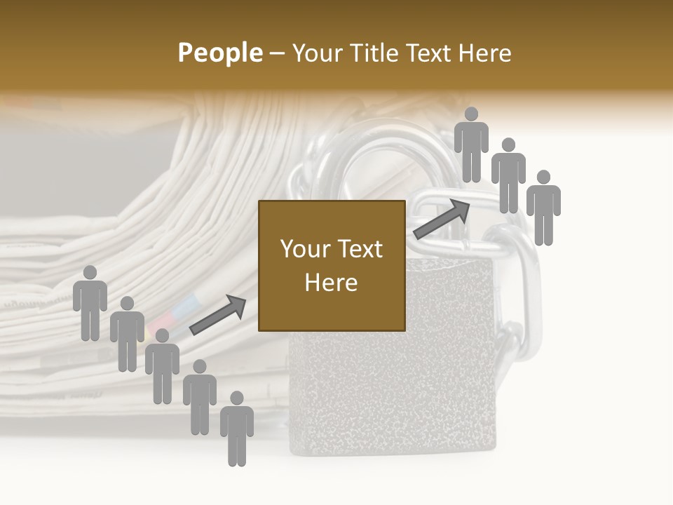 Press Censorship Newsman PowerPoint Template