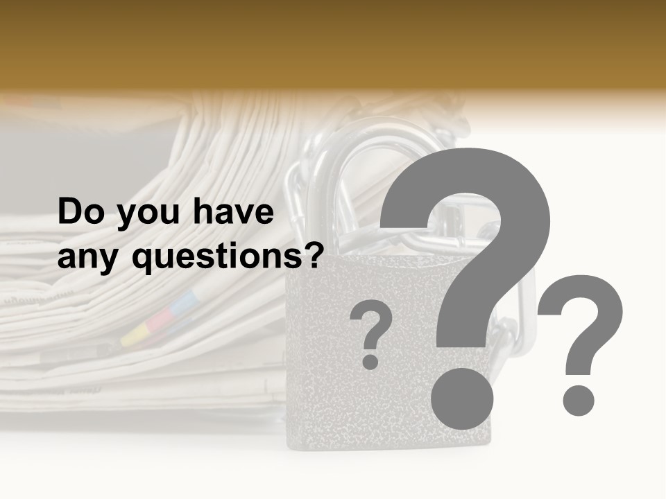 Press Censorship Newsman PowerPoint Template