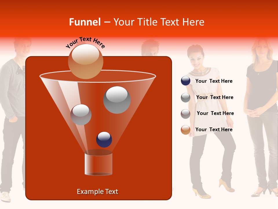 A Group Of People Standing Next To Each Other PowerPoint Template