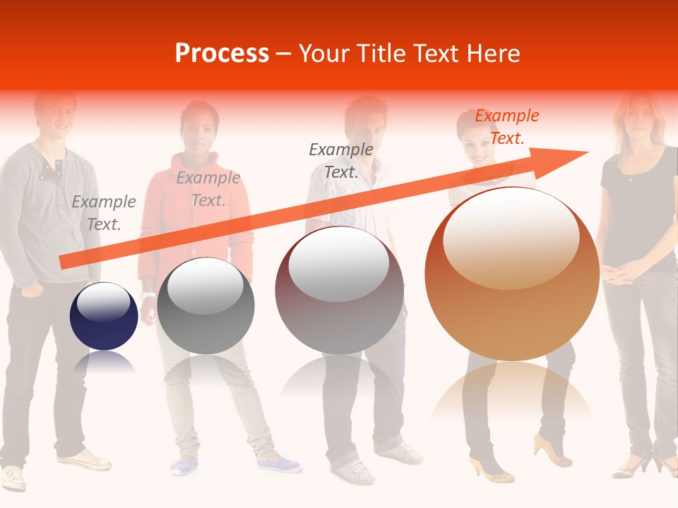 A Group Of People Standing Next To Each Other PowerPoint Template