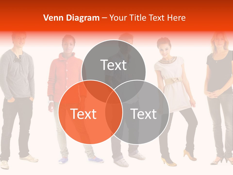 A Group Of People Standing Next To Each Other PowerPoint Template