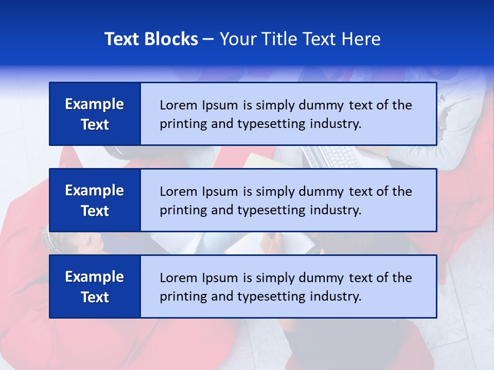 A Group Of People Sitting On Bean Bag Chairs Working On Laptops PowerPoint Template