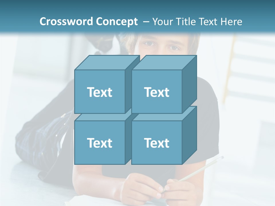 Man Mum Parent PowerPoint Template