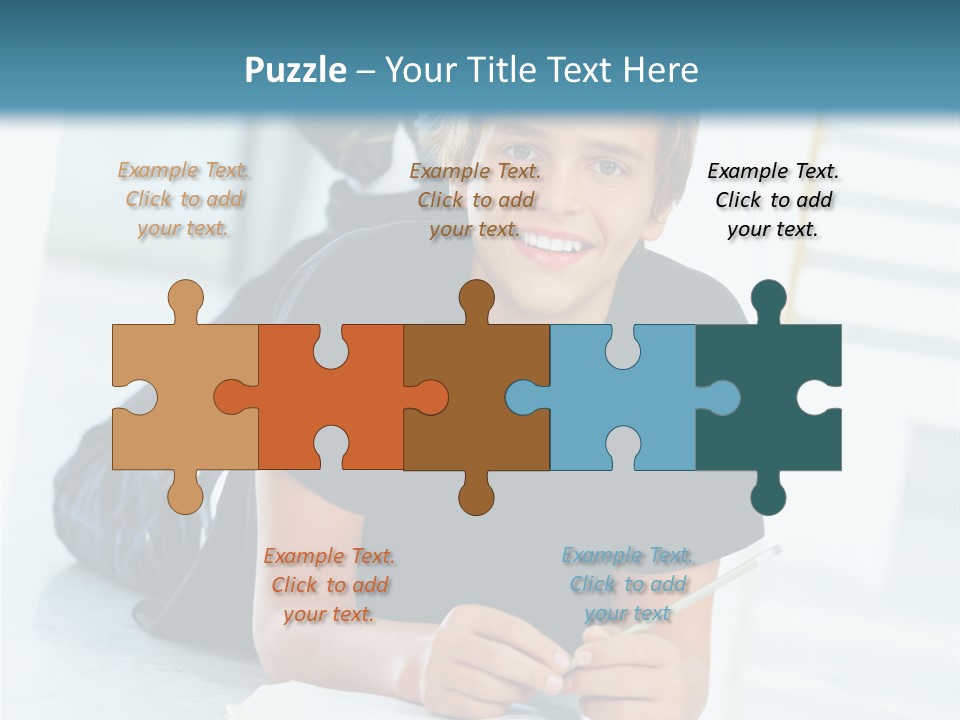 Man Mum Parent PowerPoint Template