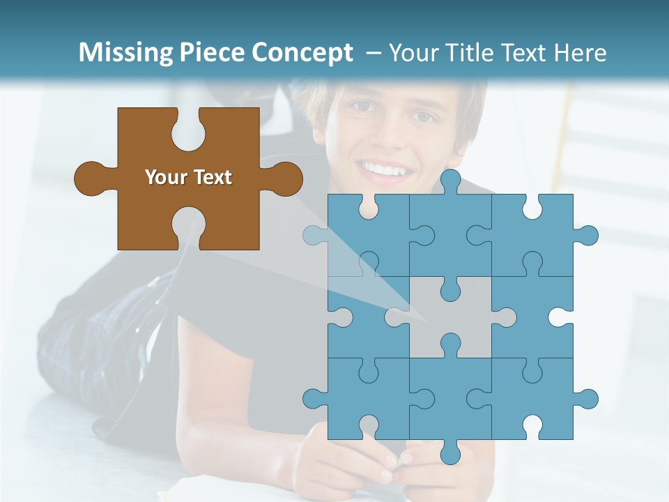 Man Mum Parent PowerPoint Template