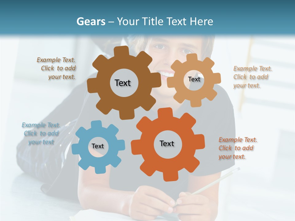 Man Mum Parent PowerPoint Template