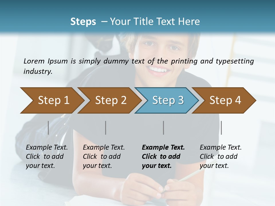 Man Mum Parent PowerPoint Template