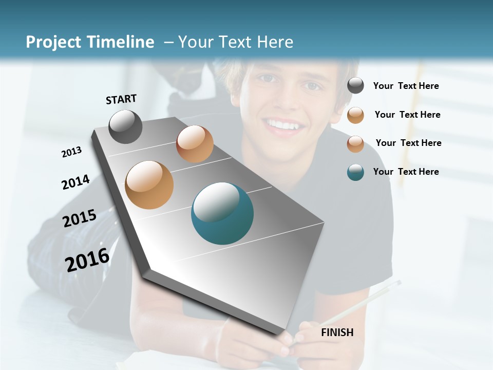 Man Mum Parent PowerPoint Template