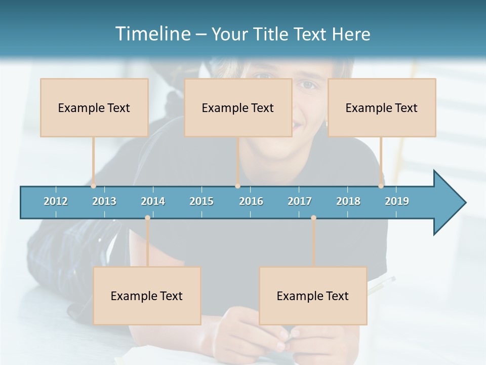 Man Mum Parent PowerPoint Template