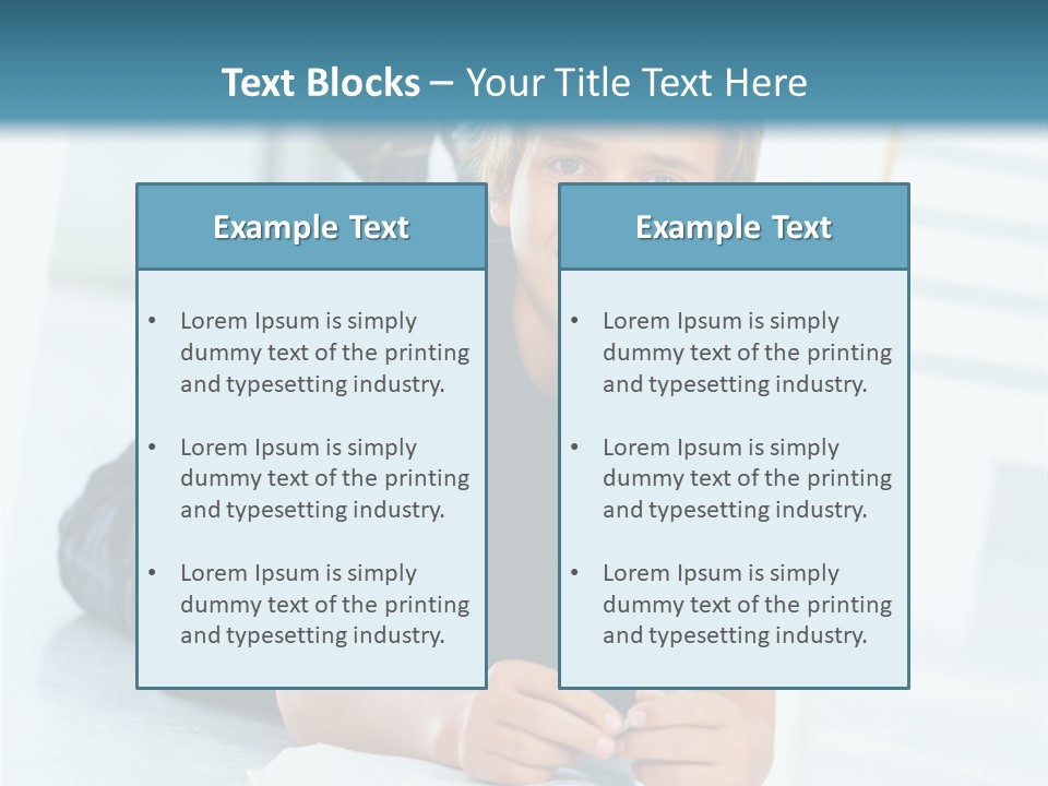 Man Mum Parent PowerPoint Template