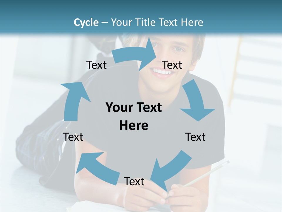 Man Mum Parent PowerPoint Template