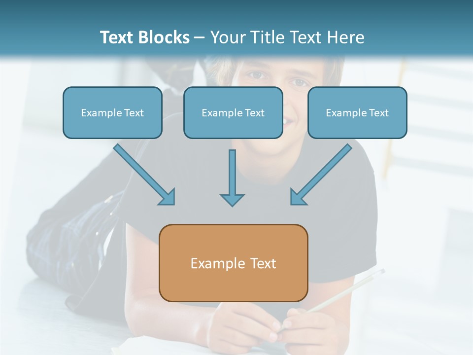 Man Mum Parent PowerPoint Template