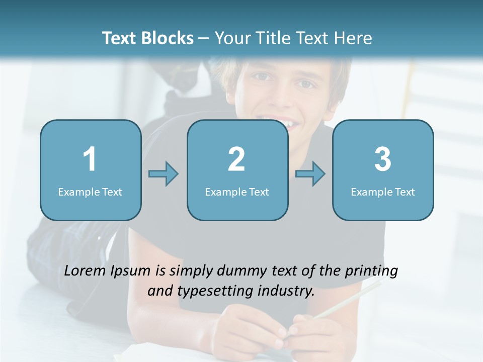 Man Mum Parent PowerPoint Template
