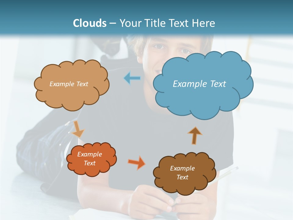 Man Mum Parent PowerPoint Template