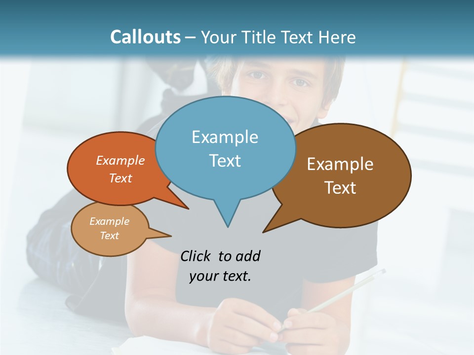 Man Mum Parent PowerPoint Template