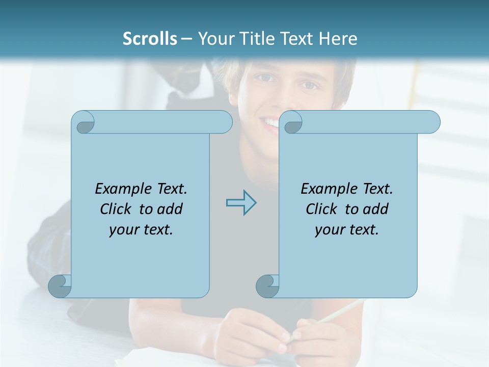 Man Mum Parent PowerPoint Template