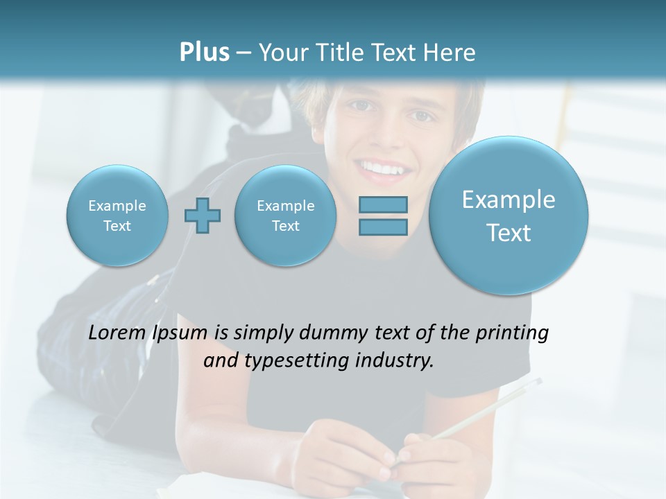 Man Mum Parent PowerPoint Template
