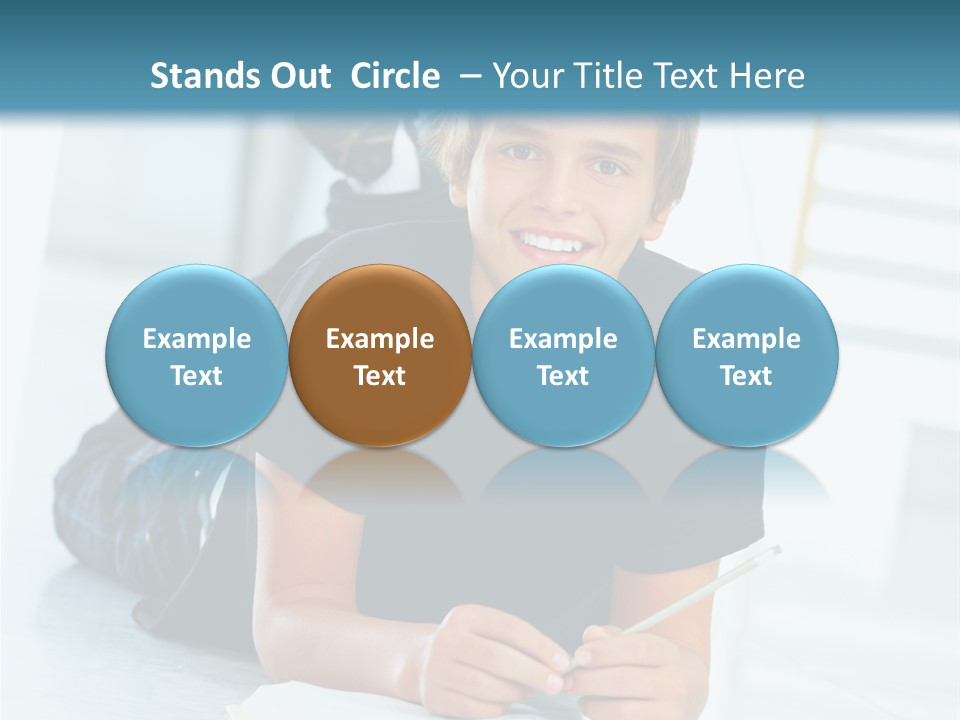 Man Mum Parent PowerPoint Template