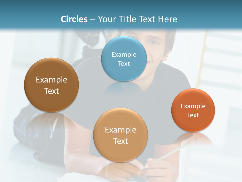 Man Mum Parent PowerPoint Template