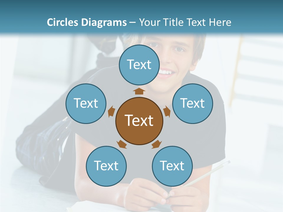 Man Mum Parent PowerPoint Template