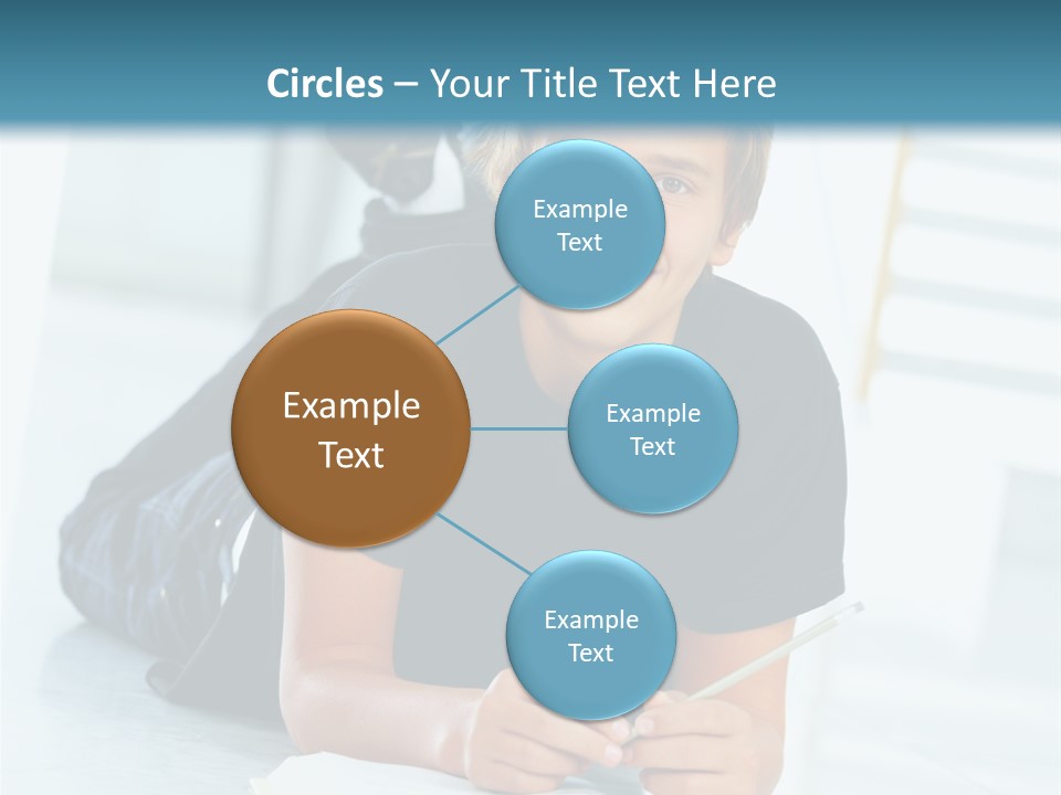 Man Mum Parent PowerPoint Template