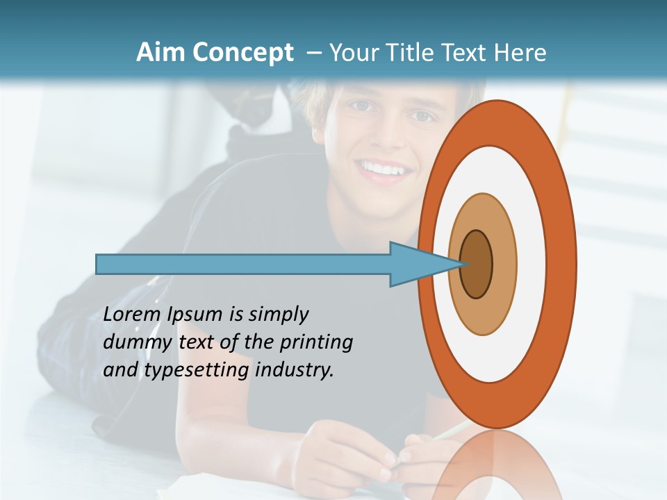 Man Mum Parent PowerPoint Template