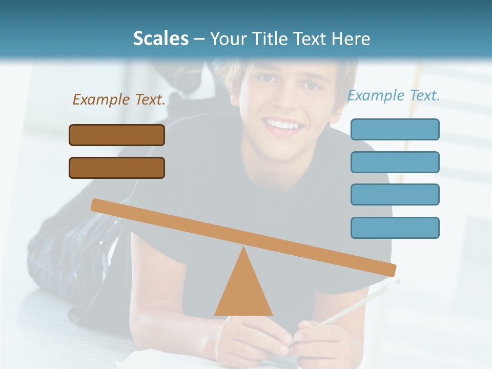 Man Mum Parent PowerPoint Template