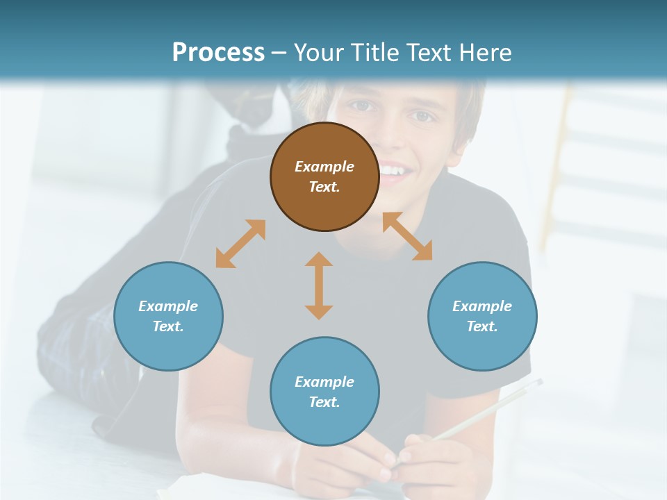 Man Mum Parent PowerPoint Template
