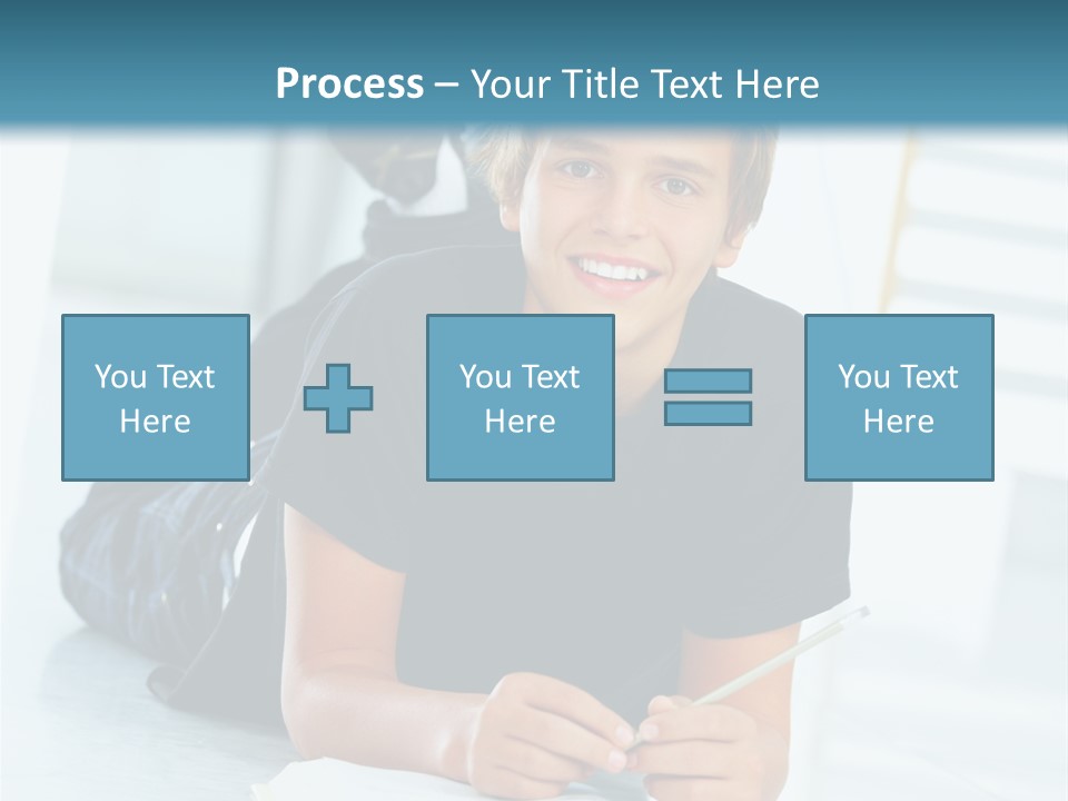 Man Mum Parent PowerPoint Template