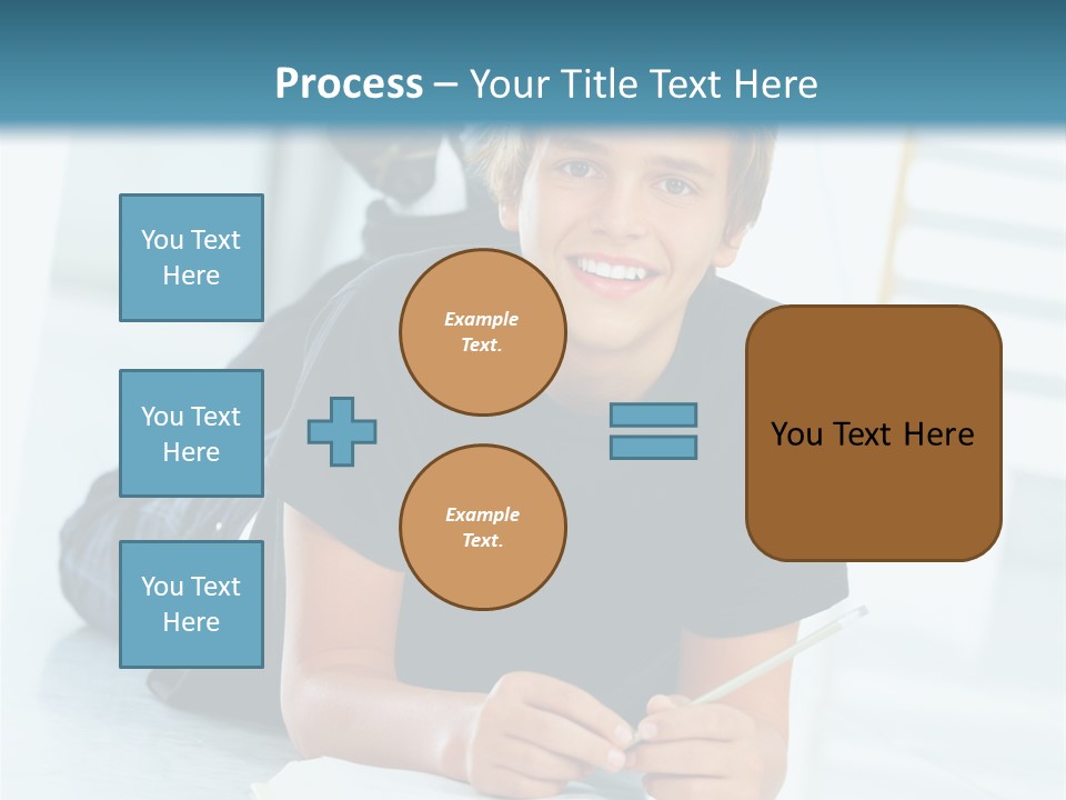 Man Mum Parent PowerPoint Template