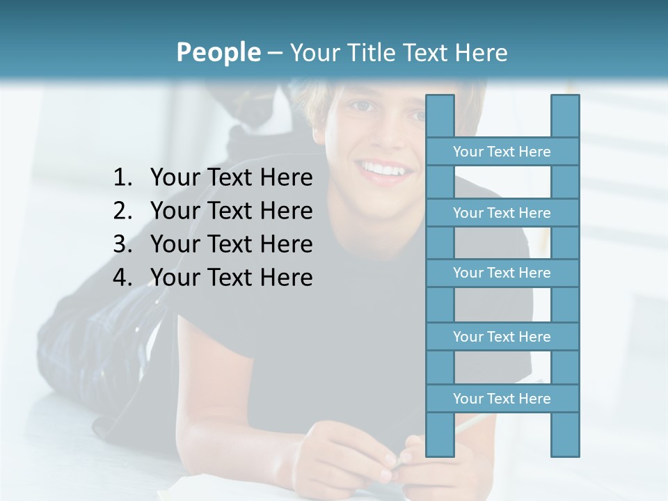 Man Mum Parent PowerPoint Template