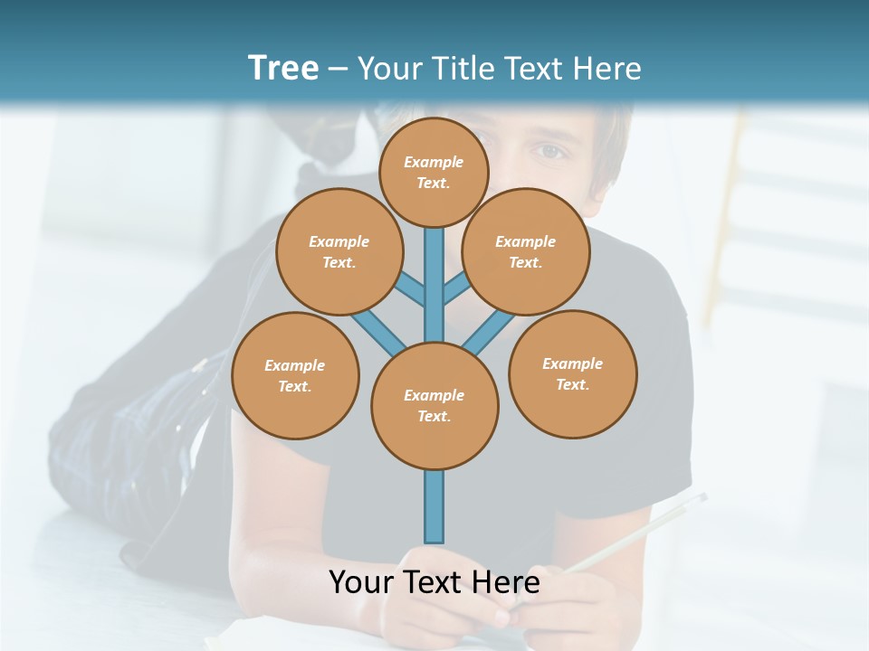 Man Mum Parent PowerPoint Template