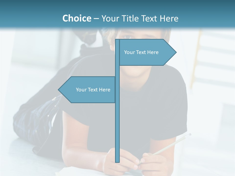 Man Mum Parent PowerPoint Template