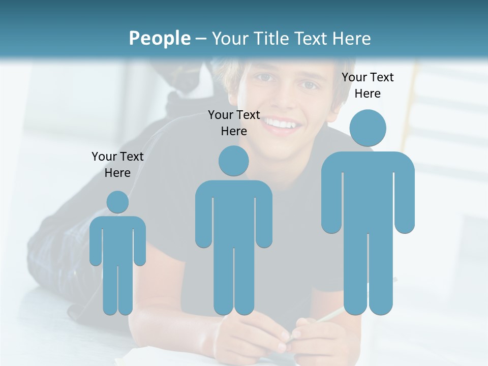 Man Mum Parent PowerPoint Template