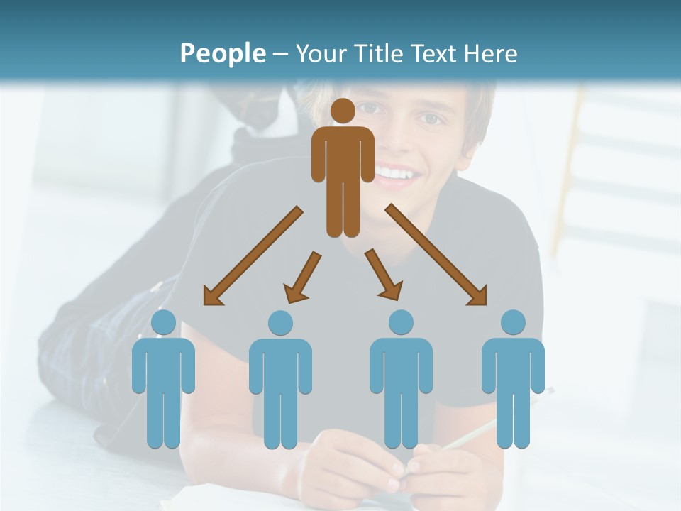 Man Mum Parent PowerPoint Template