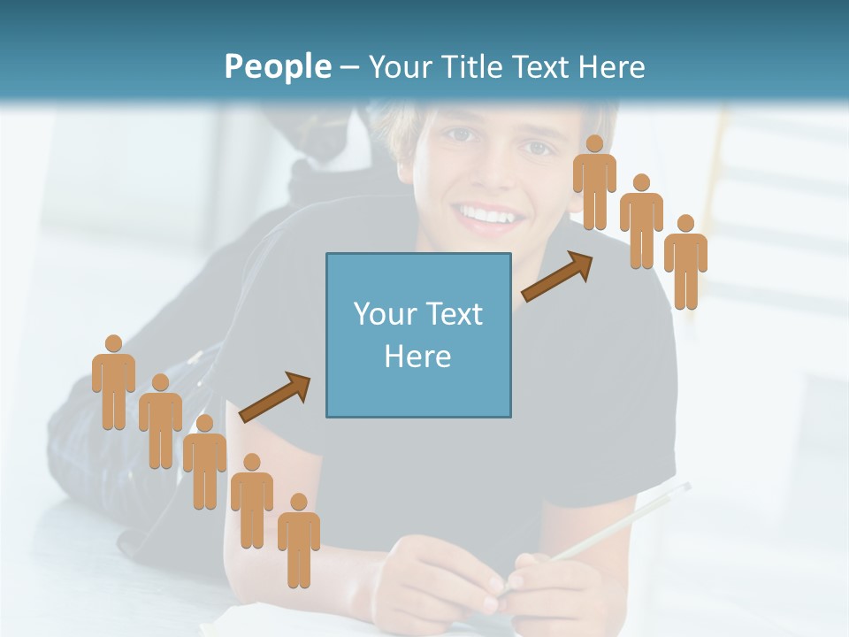 Man Mum Parent PowerPoint Template