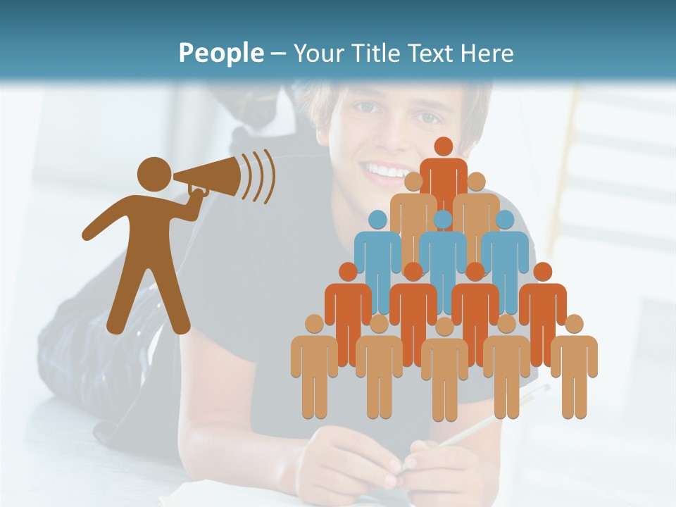 Man Mum Parent PowerPoint Template