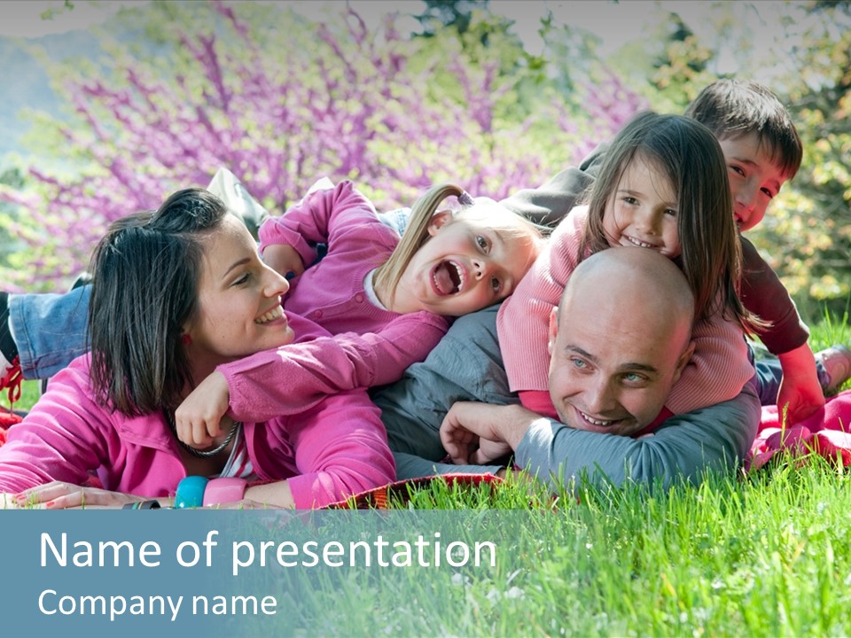 Man Mum Parent PowerPoint Template