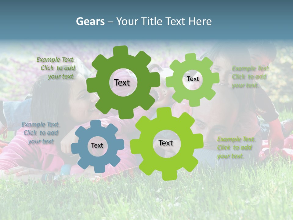 Man Mum Parent PowerPoint Template